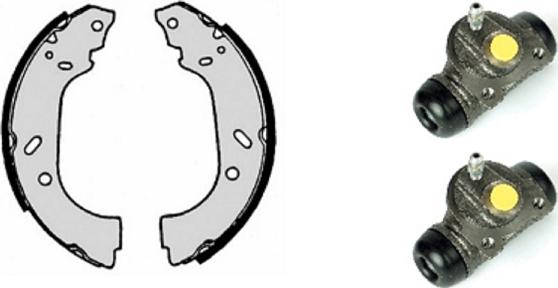 Villar 608.7961 - Drum Brake Shoe Set car-mod.net