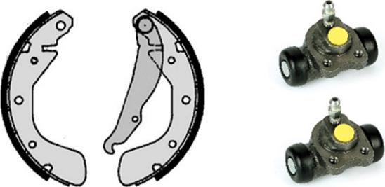 Villar 608.7920 - Drum Brake Shoe Set car-mod.net