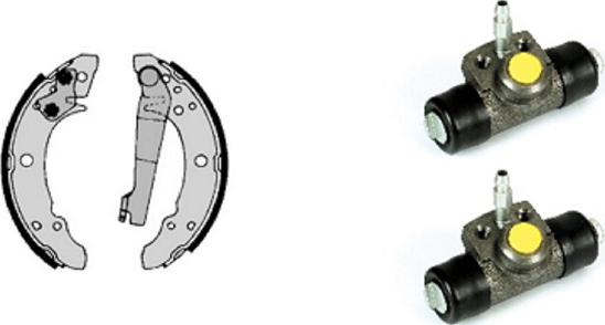 Villar 608.8164 - Drum Brake Shoe Set car-mod.net
