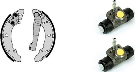 Villar 608.7883 - Drum Brake Shoe Set car-mod.net