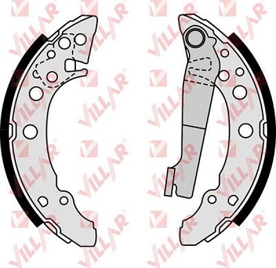 Villar 629.0411 - Drum Brake Shoe Set car-mod.net