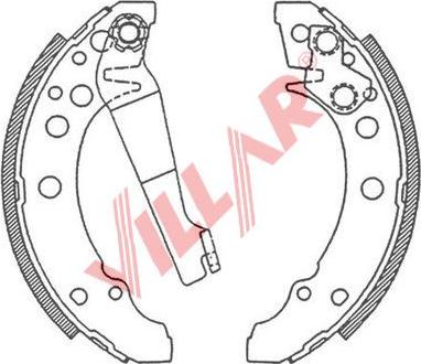 Villar 629.0502 - Drum Brake Shoe Set car-mod.net