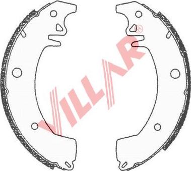 Villar 629.0579 - Drum Brake Shoe Set car-mod.net