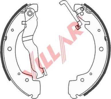 Villar 629.0645 - Drum Brake Shoe Set car-mod.net