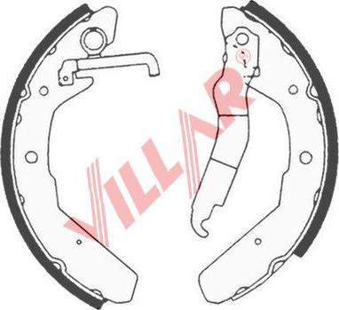 Villar 629.0617 - Drum Brake Shoe Set car-mod.net