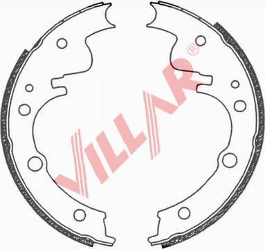 Villar 629.0683 - Drum Brake Shoe Set car-mod.net