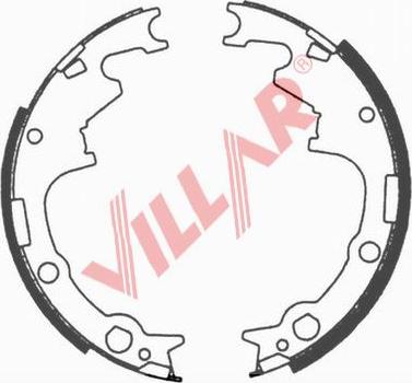 Villar 629.0678 - Drum Brake Shoe Set car-mod.net