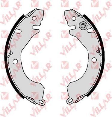 Villar 629.0398 - Drum Brake Shoe Set car-mod.net