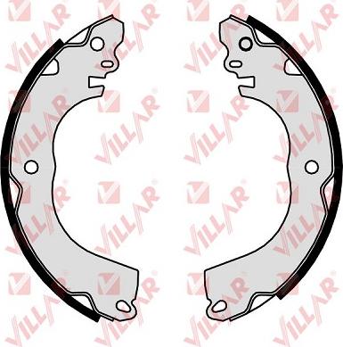 Villar 629.0343 - Drum Brake Shoe Set car-mod.net
