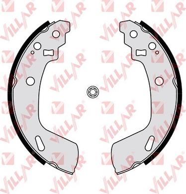 Villar 629.0384 - Drum Brake Shoe Set car-mod.net
