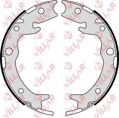 Villar 629.0247 - Brake Shoe Set, parking brake car-mod.net