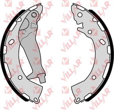 Villar 629.0255 - Drum Brake Shoe Set car-mod.net