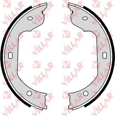 Villar 629.0202 - Brake Shoe Set, parking brake car-mod.net