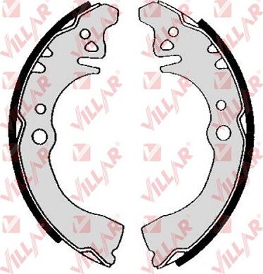 Villar 629.0212 - Drum Brake Shoe Set car-mod.net