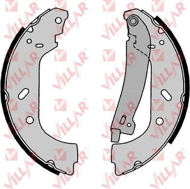 Villar 629.0225 - Drum Brake Shoe Set car-mod.net