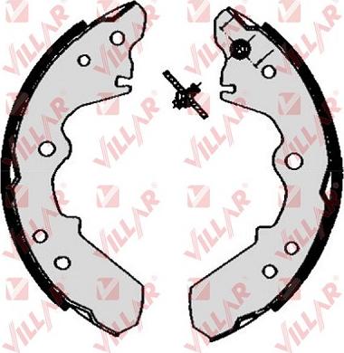 Villar 629.0277 - Drum Brake Shoe Set car-mod.net