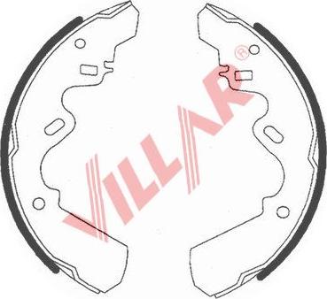 Villar 629.0745 - Drum Brake Shoe Set car-mod.net