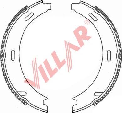 Villar 629.0746 - Brake Shoe Set, parking brake car-mod.net