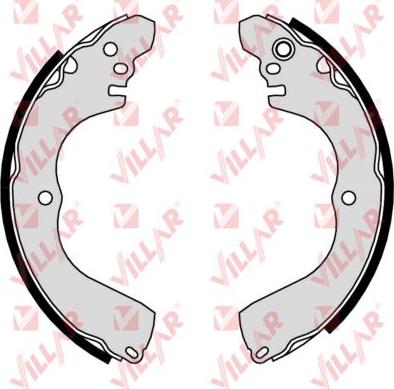 Villar 629.B881 - Drum Brake Shoe Set car-mod.net