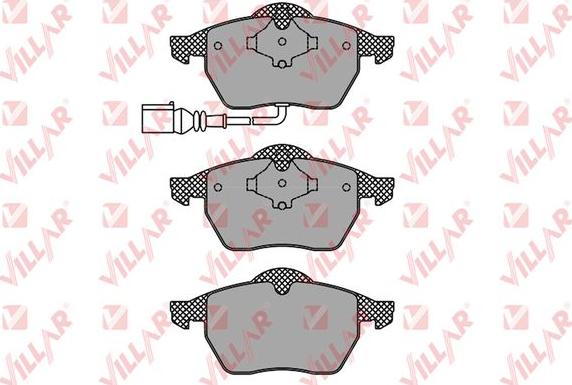 Villar 626.0969 - Brake Pad Set, disc brake car-mod.net