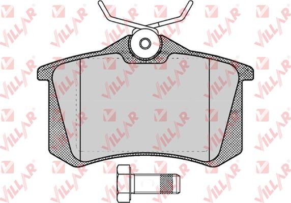 Villar 626.0634 - Brake Pad Set, disc brake car-mod.net