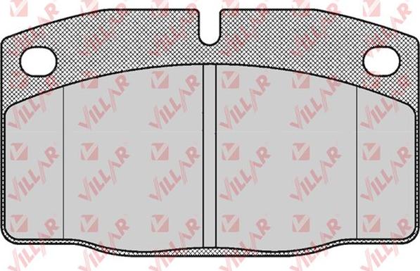 Villar 626.0190 - Brake Pad Set, disc brake car-mod.net