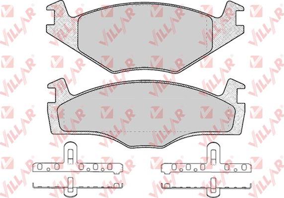 Villar 626.0224 - Brake Pad Set, disc brake car-mod.net