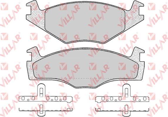Villar 626.0225 - Brake Pad Set, disc brake car-mod.net