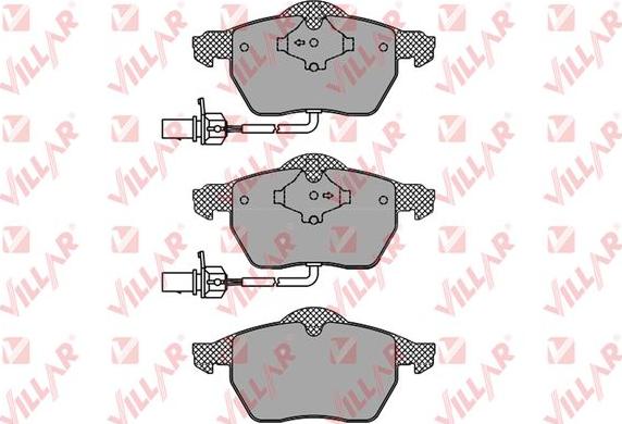 Villar 626.1119 - Brake Pad Set, disc brake car-mod.net