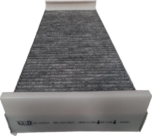 VOLLER FILTERS VOL-62430/K - Filter, interior air car-mod.net