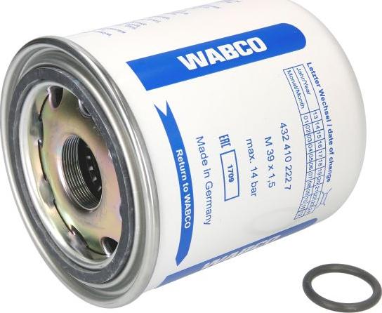 WABCO 432 410 222 7 - Air Dryer Cartridge, compressed-air system car-mod.net