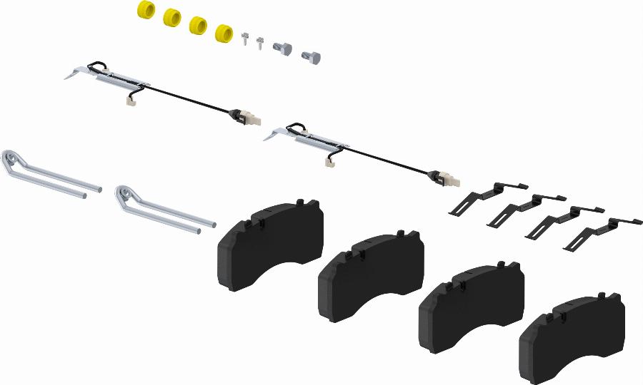 WABCO 12 999 748VT - Brake Pad Set, disc brake car-mod.net