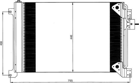 Waeco 8880400400 - Condenser, air conditioning car-mod.net