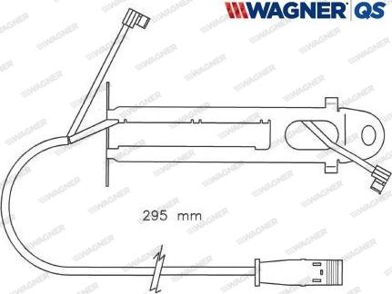 Wagner 587022W - Warning Contact, brake pad wear car-mod.net