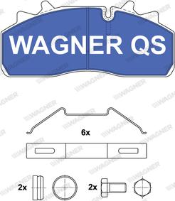 Wagner 2915904950 - Brake Pad Set, disc brake car-mod.net