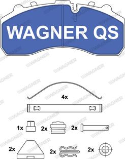 Wagner 2910804950 - Brake Pad Set, disc brake car-mod.net