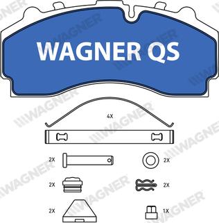 Wagner 2933104950 - Brake Pad Set, disc brake car-mod.net