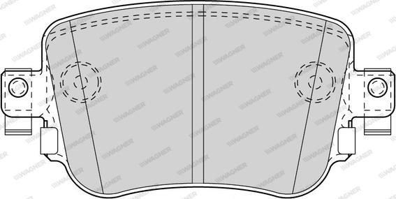 Wagner WBP80010A - Brake Pad Set, disc brake car-mod.net
