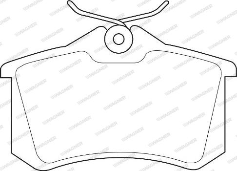 Wagner WBP20961A - Brake Pad Set, disc brake car-mod.net