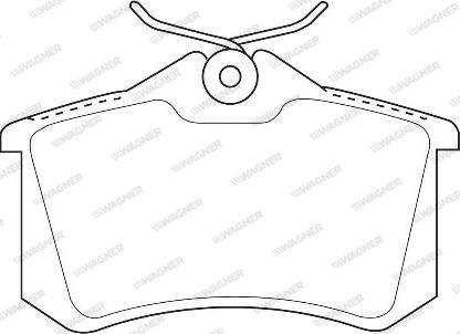 Wagner WBP20961B - Brake Pad Set, disc brake car-mod.net