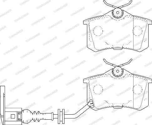 Wagner WBP20961F - Brake Pad Set, disc brake car-mod.net