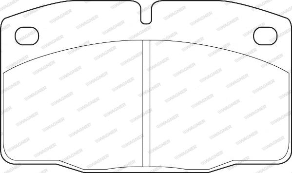 Wagner WBP20939A - Brake Pad Set, disc brake car-mod.net