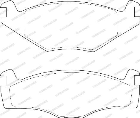 Wagner WBP20887A - Brake Pad Set, disc brake car-mod.net