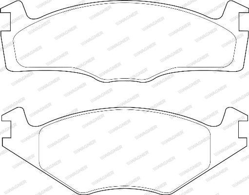Wagner WBP20887C - Brake Pad Set, disc brake car-mod.net