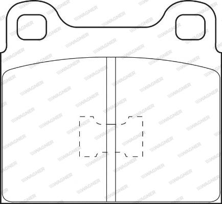 Wagner WBP20228A - Brake Pad Set, disc brake car-mod.net