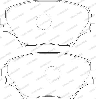 Wagner WBP23585A - Brake Pad Set, disc brake car-mod.net