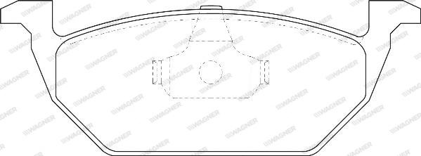 Wagner WBP23130B - Brake Pad Set, disc brake car-mod.net