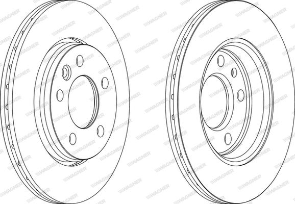 Wagner WGR1286-1 - Brake Disc car-mod.net