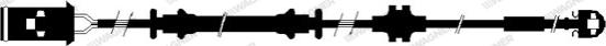 Wagner WWI300 - Warning Contact, brake pad wear car-mod.net