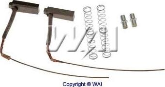WAI 38-91800 - Carbon Brush, vane set, alternator car-mod.net